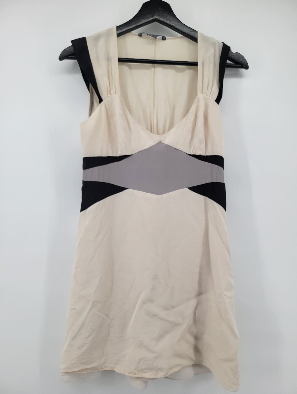 Armani Exchange silk mini dress Colorblock Size Small